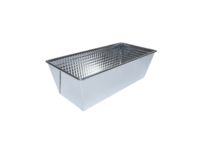 * Loaf tin, tinplate, available in various sizes:<br>
<br>- 20X12X8 (BK 212)
<br>- 25X12X8 (BK 032)
<br>- 30X12X8 (BK 052)
<br>- 35X12X8 (BK 072)
<br>- 30X14,5X10 ( BK 152)