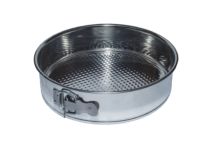*Cake tin, flat bottom, tinplate, available in various sizes:<br>
<br>- FI 220 (TO 072)
<br>- FI 240 (TO 311)
<br>- FI 260 (TO 012)
<br>- FI 280 (TO 251)
<br>- FI 300 (TO 132)